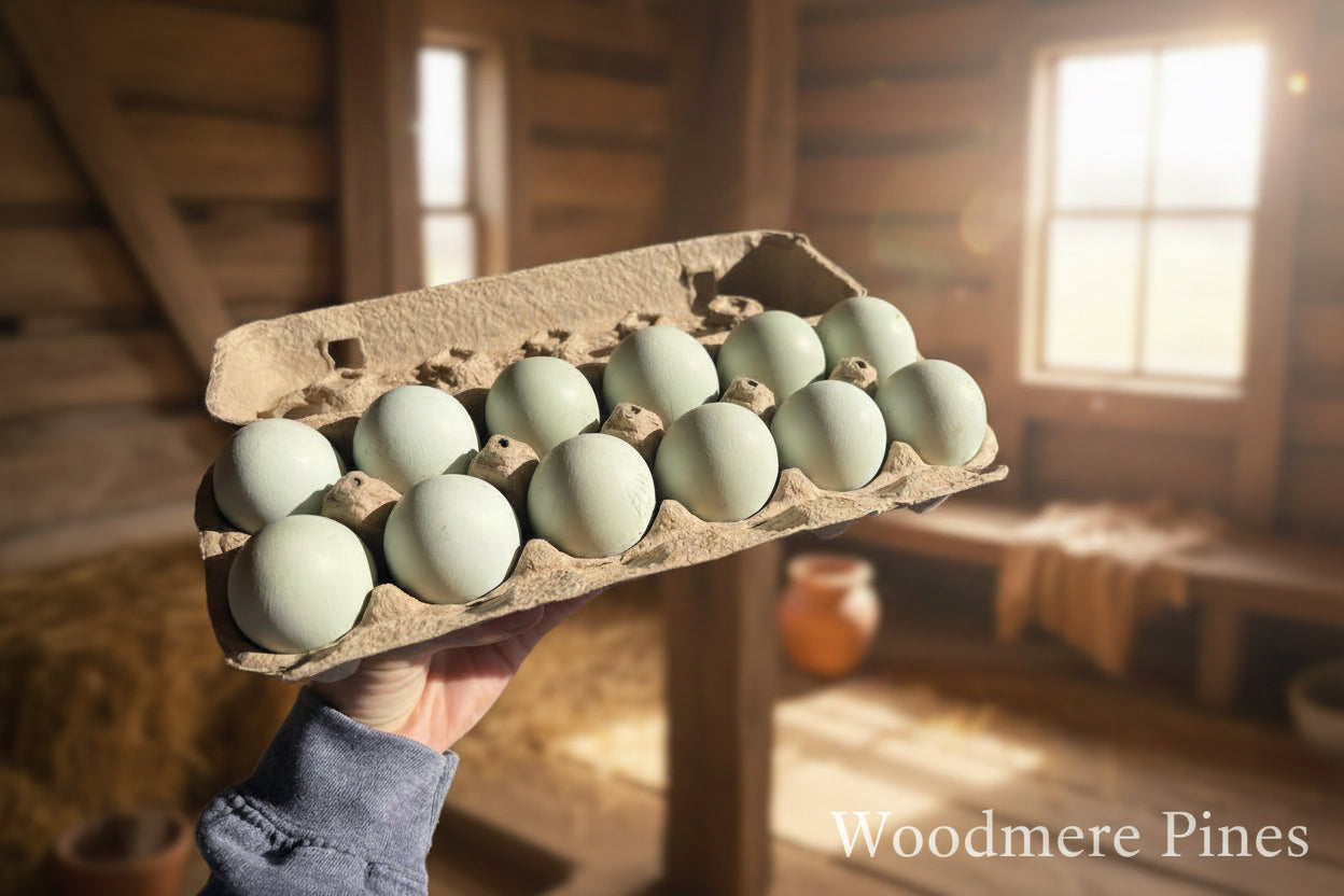 Ameraucana hatching eggs- 1 dozen- LOCAL PICKUP ONLY