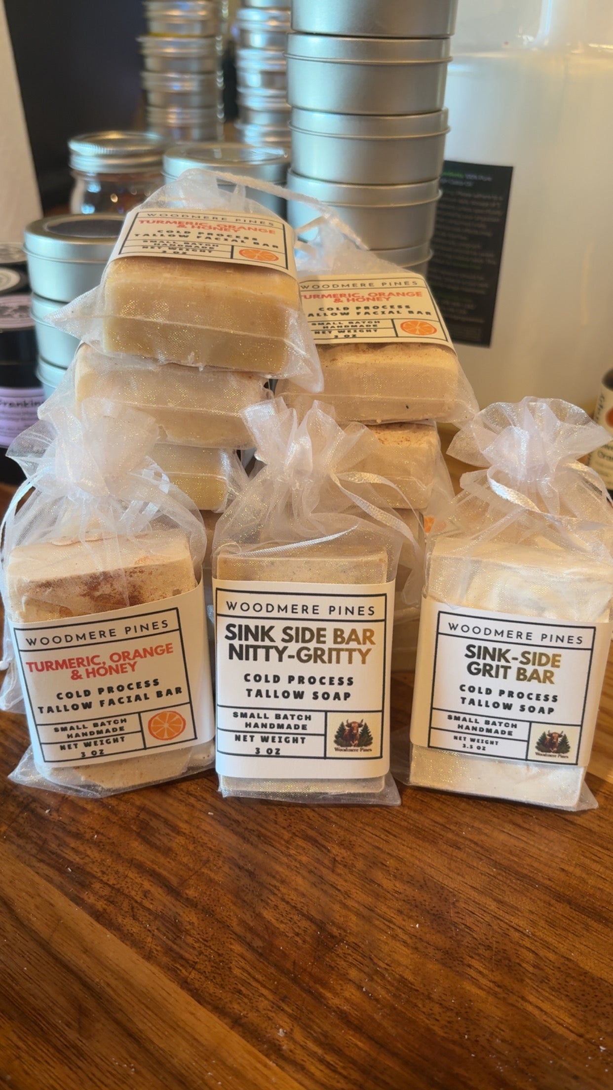 Woodmere Pines Cold process tallow soap 🧼