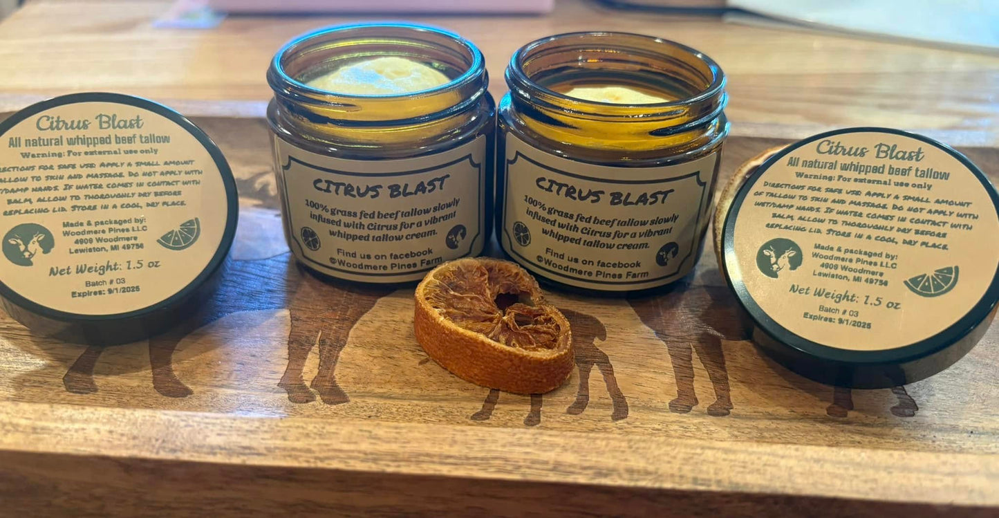 "Citrus Blast" whipped tallow